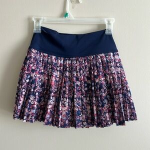 Aerie Floral Mini Tennis Skirt (with Shorts)